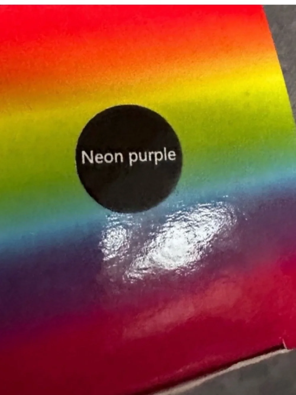 Neon purple Chaotic cosmetics pigment powder